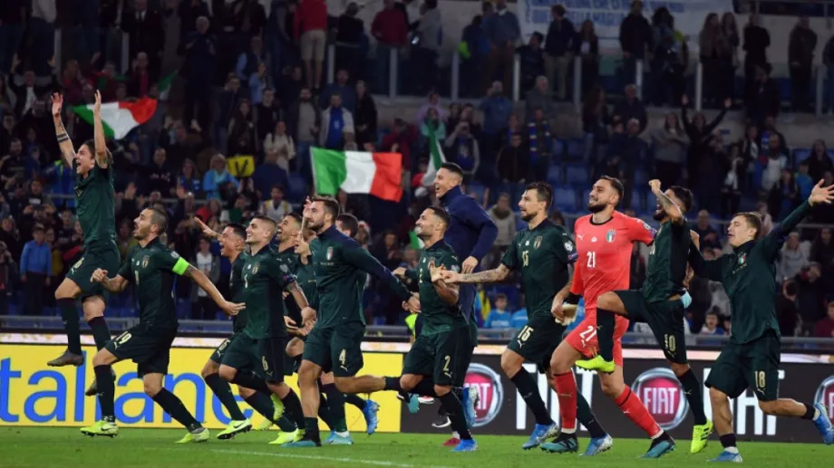 Италия си осигури участие на Евро 2020, а Норвегия провали плановете на Испания (Всички резултати)