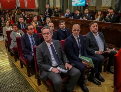 От 9 и 13 години затвор получиха 9 от лидерите на Каталуния, които искаха независимост