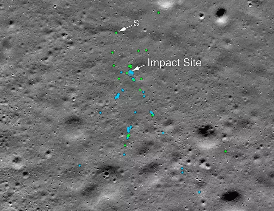 НАСА откри останките на индийския апарат "Викрам" на Луната (СНИМКИ И ВИДЕО)