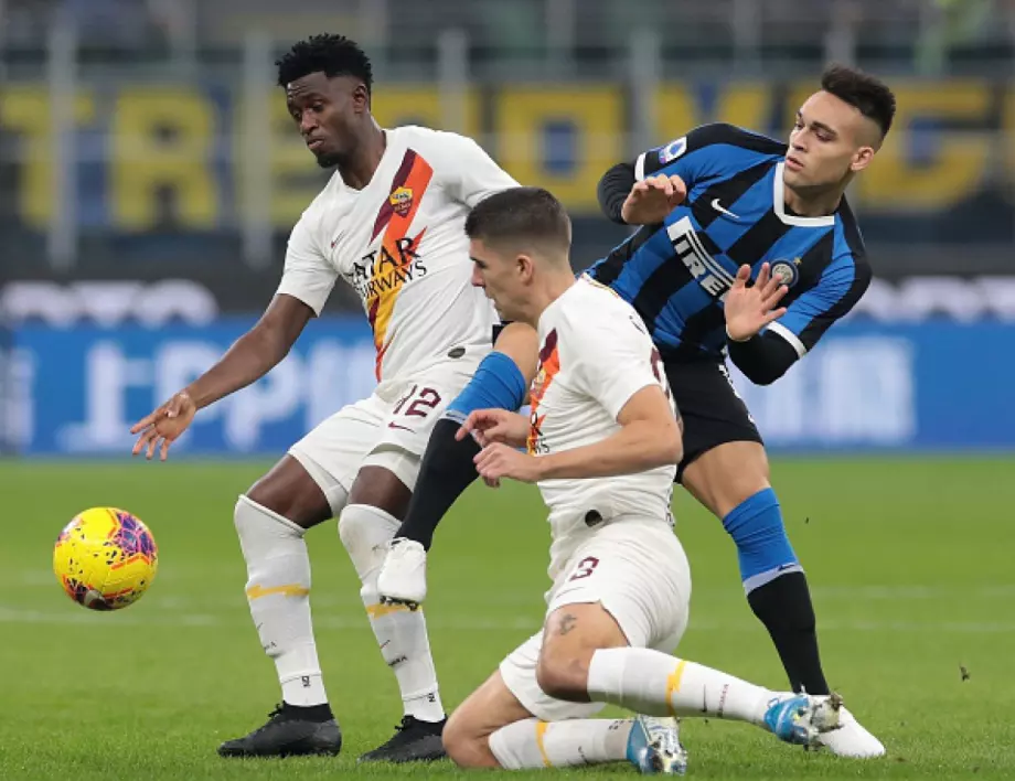 Рома спря победната серия на Интер