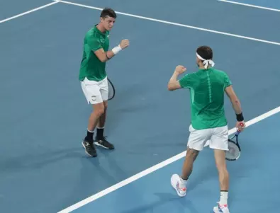 Алекс Лазаров и Григор Димитров изковаха изключителна победа за България на ATP Cup 