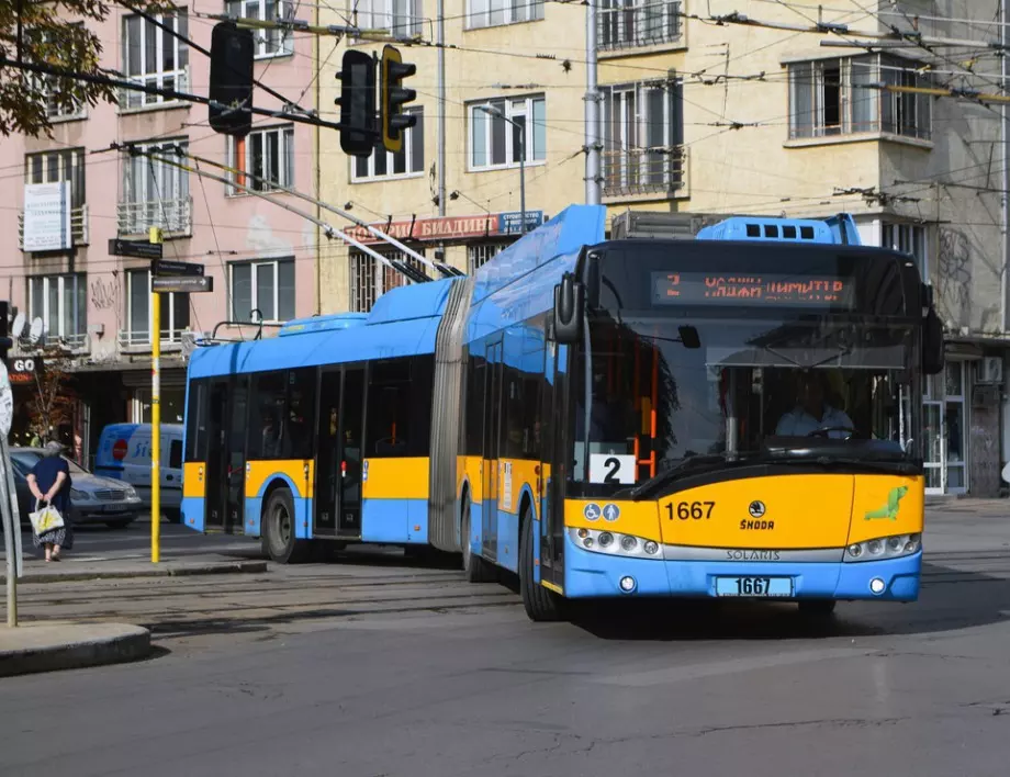 Обмислят промяна на тролейбусни линии с номера 2,3 и 9 в София