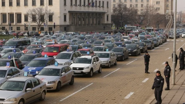 Автоинструктори блокираха "Цар Освободител", а министри отстъпиха от позиции (СНИМКИ) 