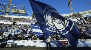 Херта Берлин е първият изпадащ от Бундеслигата през сезона