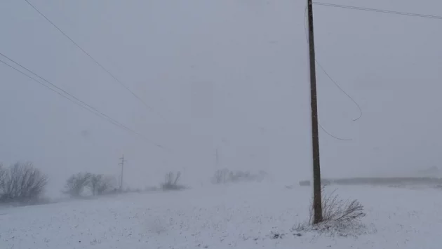 Селища в Добричко са в снежен капан