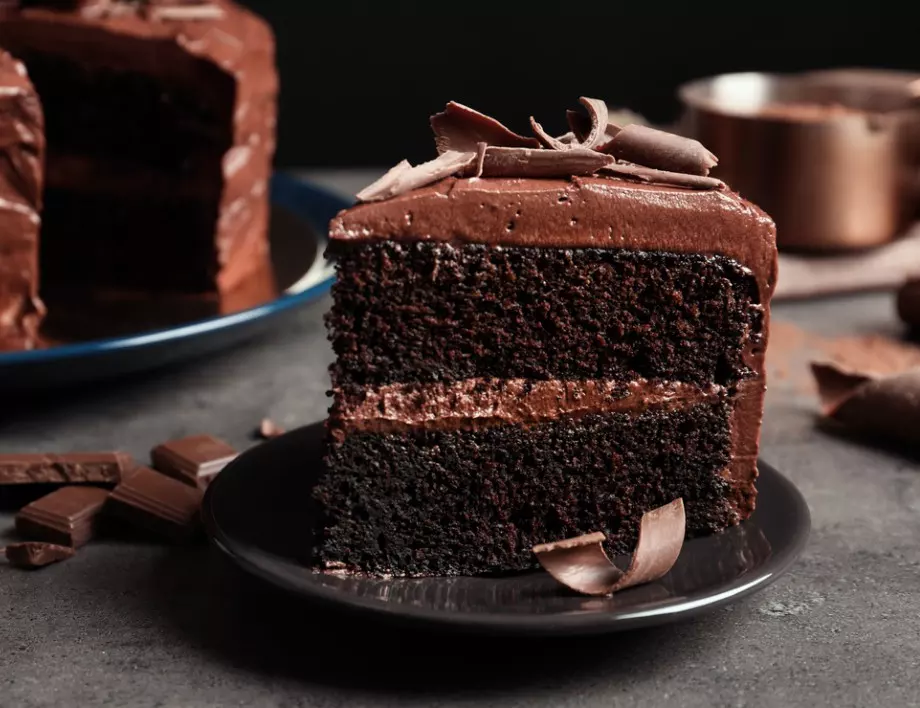 Дяволска шоколадова торта, с която няма наяждане