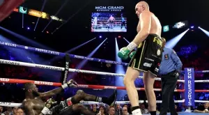 ВИДЕО: Бруталният удар, след който беше ясно, че Тайсън Фюри ще спечели