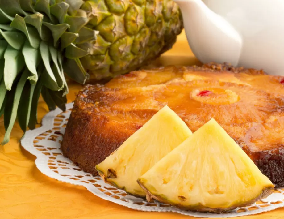 Рецепта на деня: Портокалов сладкиш с извара и ананас