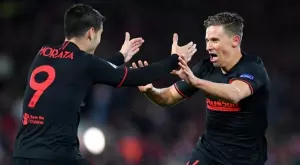 Атлетико Мадрид пречупи Ливърпул на "Анфийлд" и се класира за 1/4-финалите на Шампионска лига