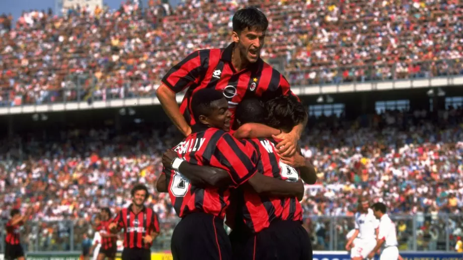Как великият Милан рухна в средата на 90-те