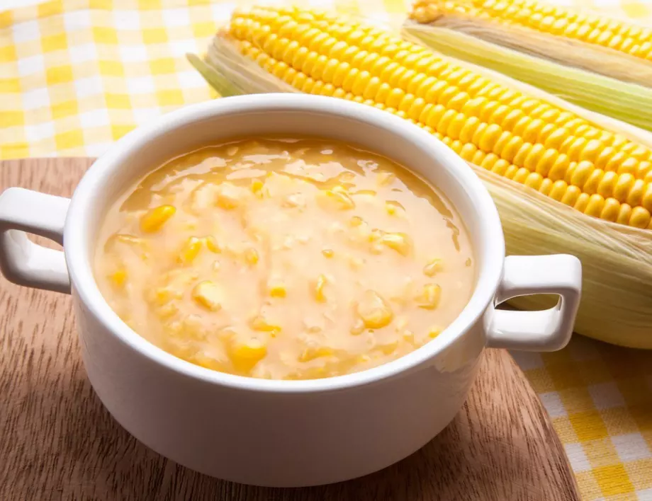 Рецепта на деня: Крем супа с царевица
