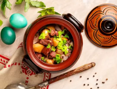 Богат агнешки гювеч със зеленчуци е Великденското предложение за празнично ястие от шеф Шишков
