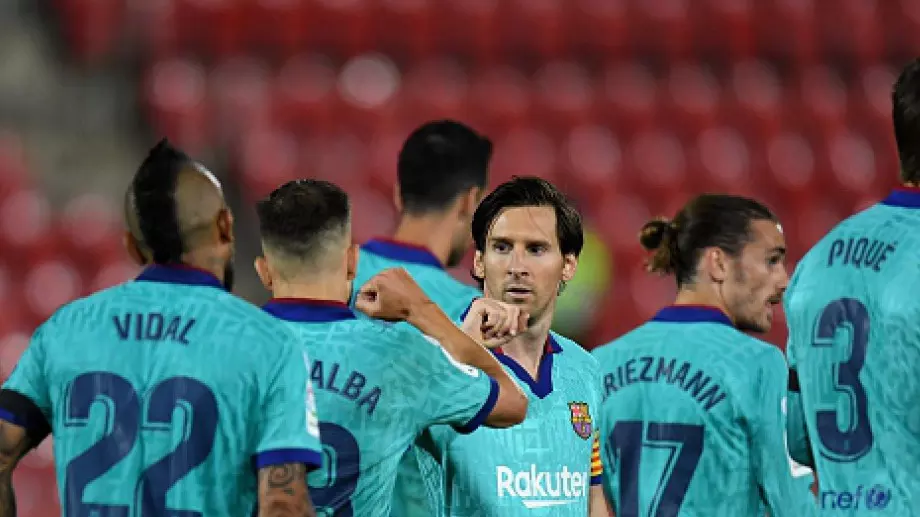Барселона проспа второто полувреме, но взе ценна победа срещу Валядолид