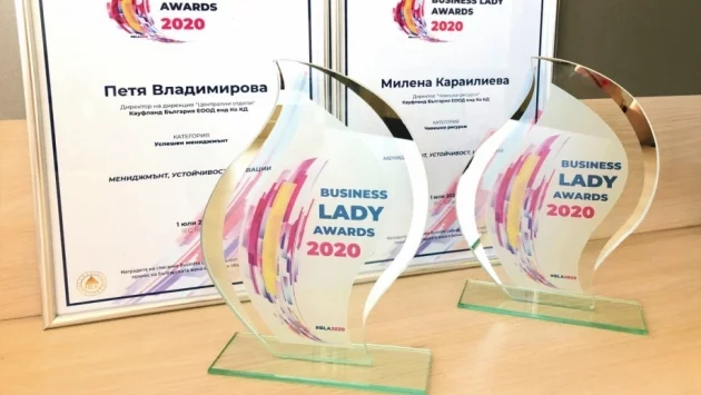 Kaufland България с две отличия на наградите Business Lady