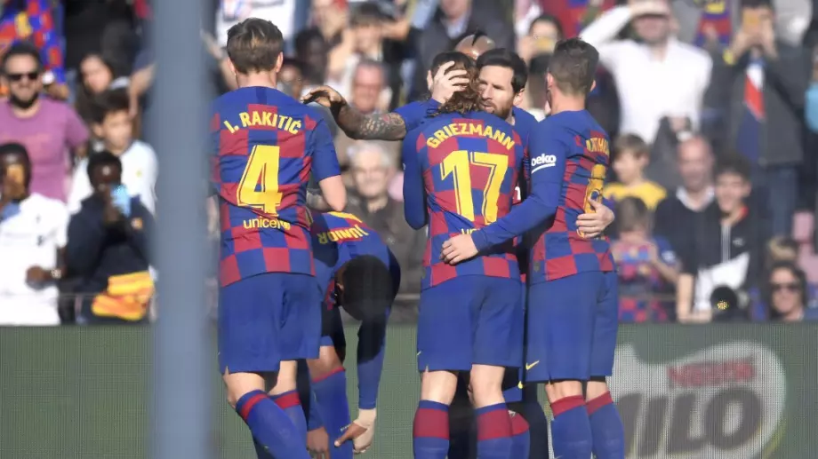 Групата на Барселона за мача с Наполи от Шампионска лига