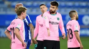 Вратарска грешка провали Барселона срещу 10-ма от Алавес в Ла Лига