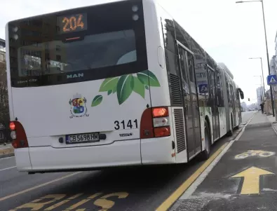 Намаляват наполовина автобусите в София при пълно спиране на газа