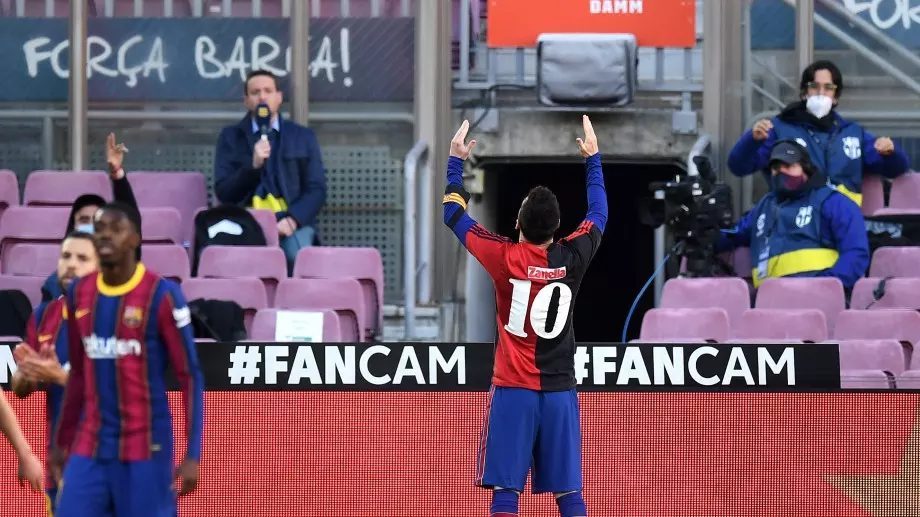 Минимални глоби за Меси и Барселона след жеста на почит към Марадона