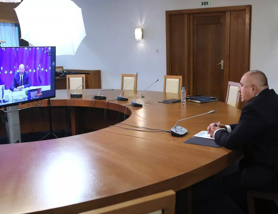 Борисов обсъди ваксинацията с председателя на Европейския съвет Шарл Мишел