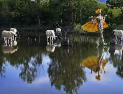 „Водна паша“ на Павел Койчев „заживява“ върху водното огледало на Южния парк