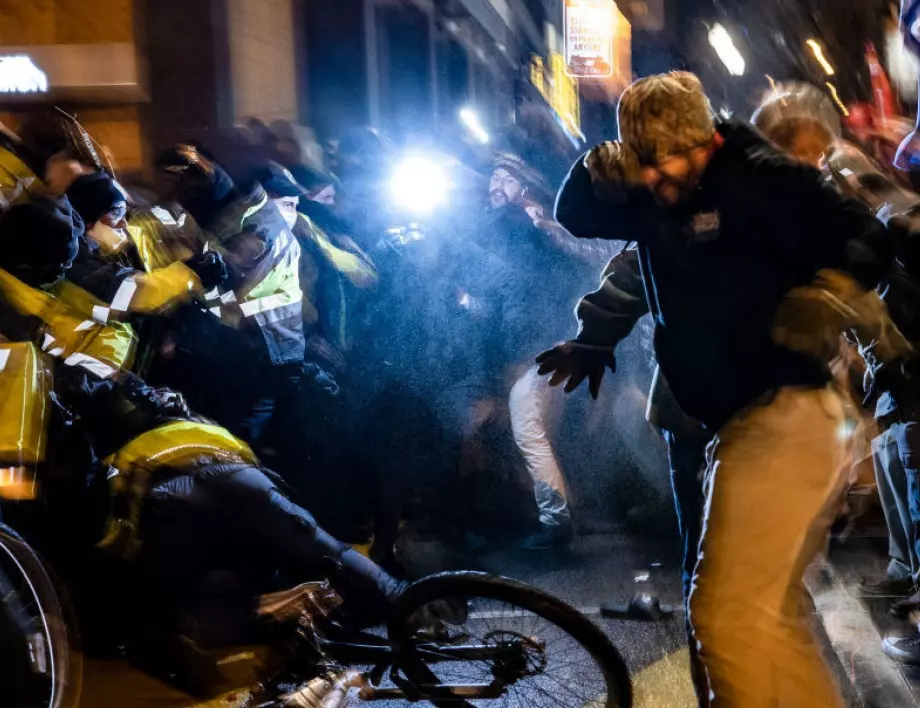 Сблъсъци и сълзотворен газ на протестите във Вашингтон 