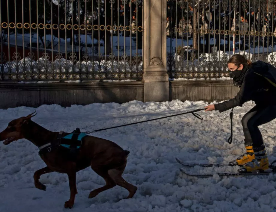 Испания е обхваната от рекордни студове