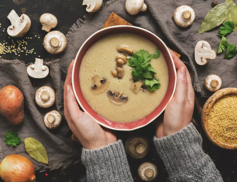 Гъбена КРЕМ супа: Чудесно предложение за сезона