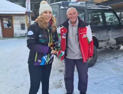 96-годишен скиор посрещна министъра на туризма в Пампорово