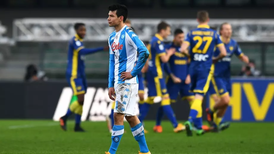 Наполи вкара най-бързия си гол в Серия А, но допусна кошмарен обрат