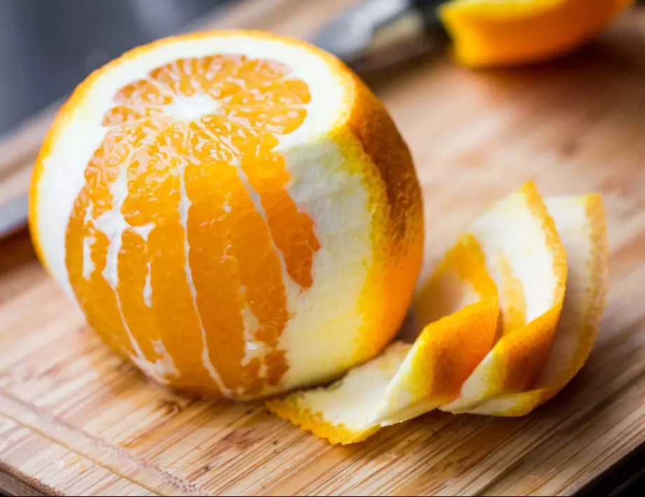 Портокаловата кора е не по-малко ценна от самия плод