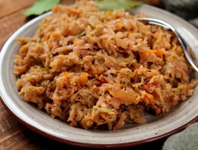 Класическа рецепта за кисело зеле с ориз