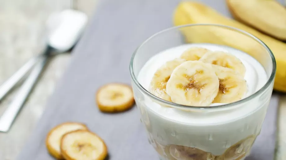 Рецепта за бананов крем с ядки