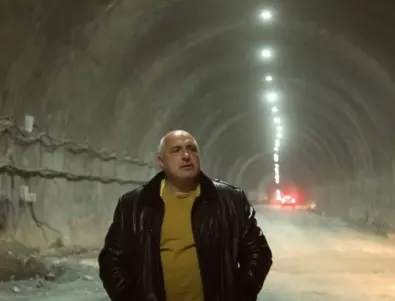 Борисов: През септември ще бъде пуснато движението в двете посоки в новия тунел 