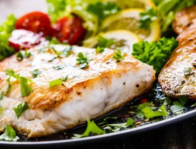 Бърза вечеря: Печена риба със зеленчуци