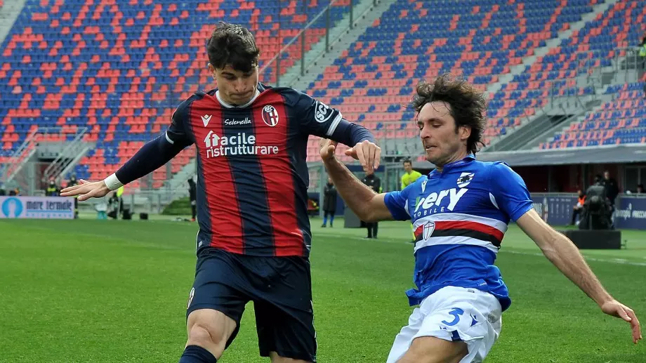 Болоня победи Сампдория с 3:1 в мач от 27-ия кръг на Серия А