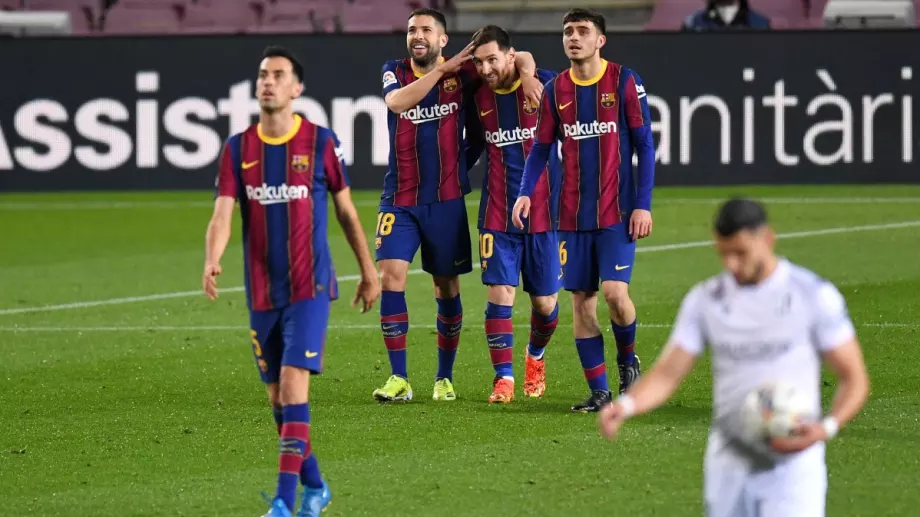 Барселона се развихри срещу последния и изпревари Реал Мадрид в Ла Лига