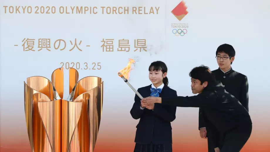 Запалиха Олимпийския огън във Фукушима!