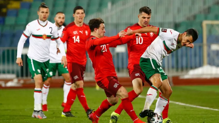 България със срамен исторически антирекорд срещу Швейцария