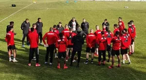 ЦСКА с първо занимание при Любослав Пенев