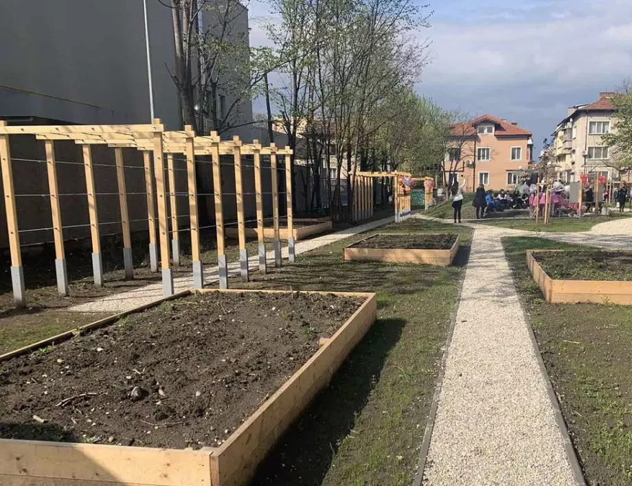 Първата "зелена класна стая" в Пловдив вече функционира