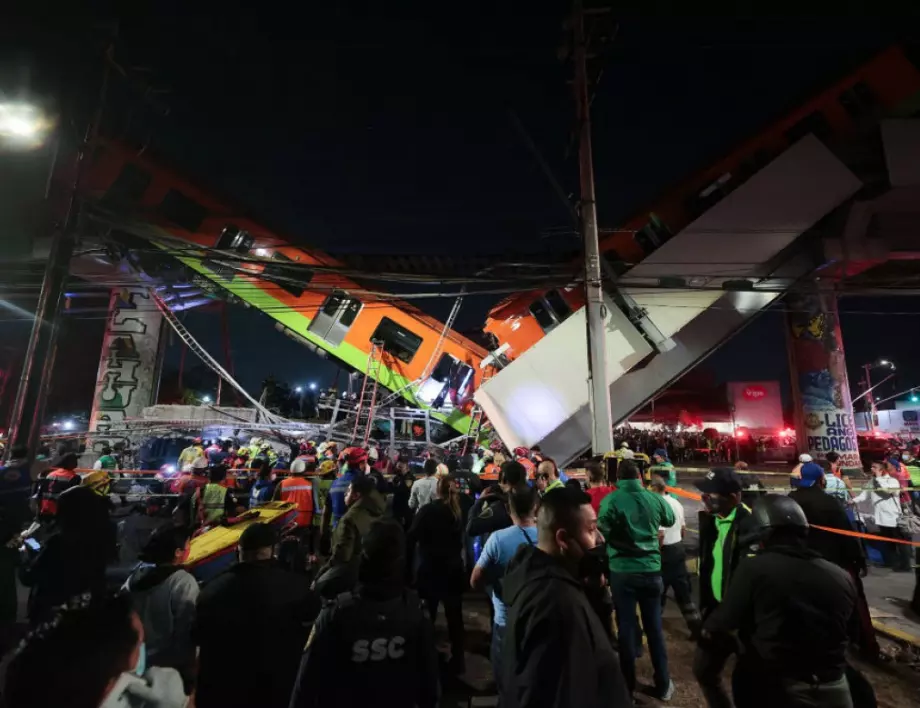 Множество жертви и ранени след като метрото в Мексико Сити се срути (ВИДЕО)