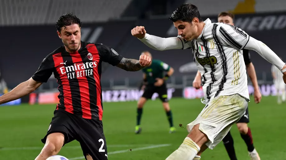Милан спря черна серия срещу Ювентус и гледа към Шампионската лига