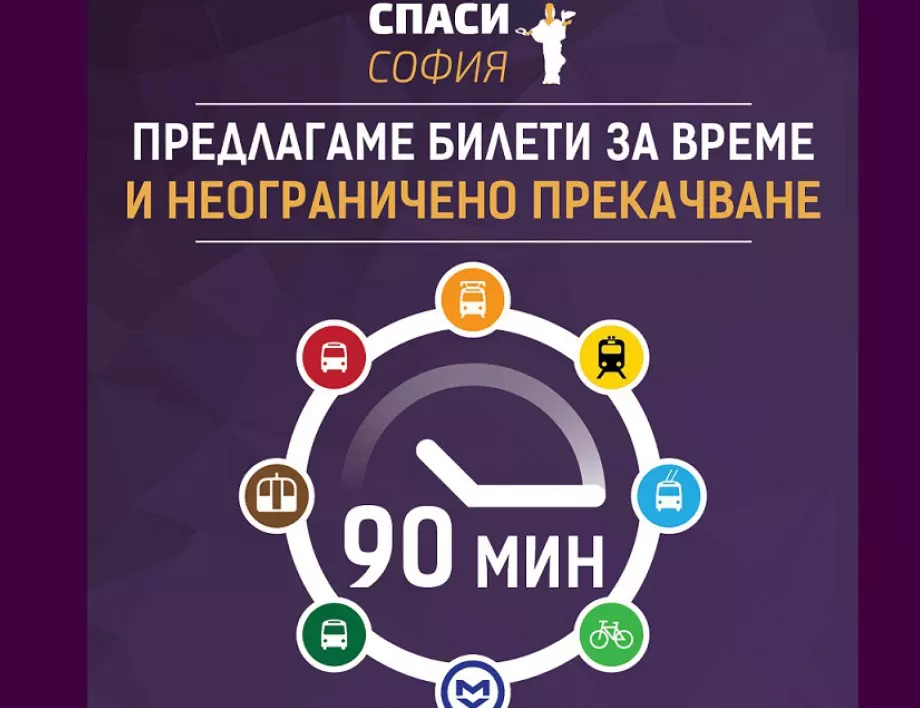 "Спаси София" към ЦГМ: Пуснаха нова билетна система за 100 млн. лв. без билети за време