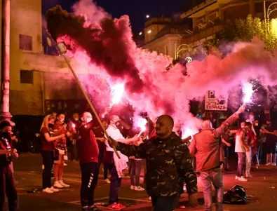 Полиция блокира центъра София: Може да има меле между футболни фенове 
