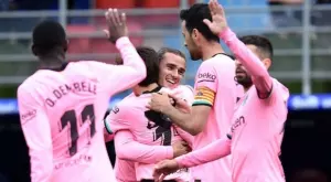 Барселона завърши сезона с чест - победи последния в Ла Лига