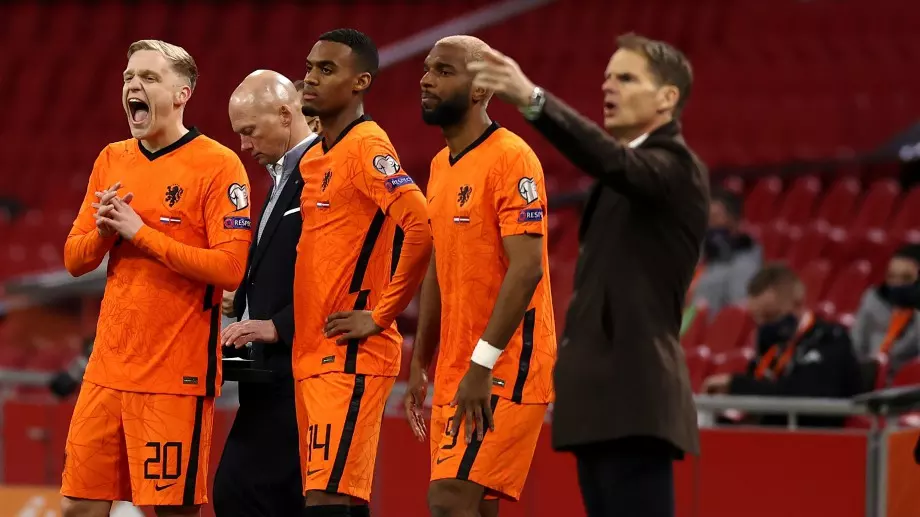 Франк де Бур обяви списъка с играчи на Нидерландия за Европейското първенство по футбол