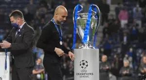 Гуардиола целуна сребърния медал и си навлече критики след финала в Шампионска лига (ВИДЕО)