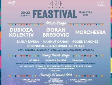 Dubioza Kolektiv, Goran Bregovic и Morcheeba идват за ARTE Feastival 2021