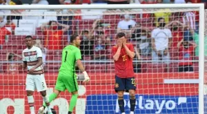 Испания пропусна да победи Португалия 7 дена преди Европейското първенство по футбол