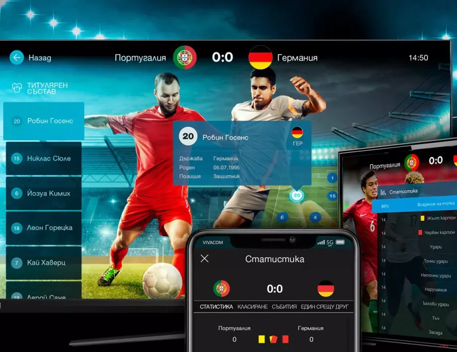EON SPORTS MODE – нова функция в платформата EON специално за почитателите на футбола
